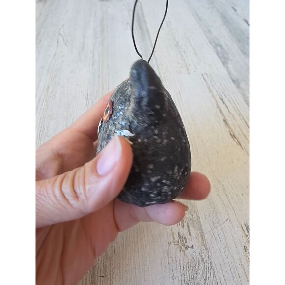 Shabby chic cat Halloween ornament vtg style - Picture 3 of 8